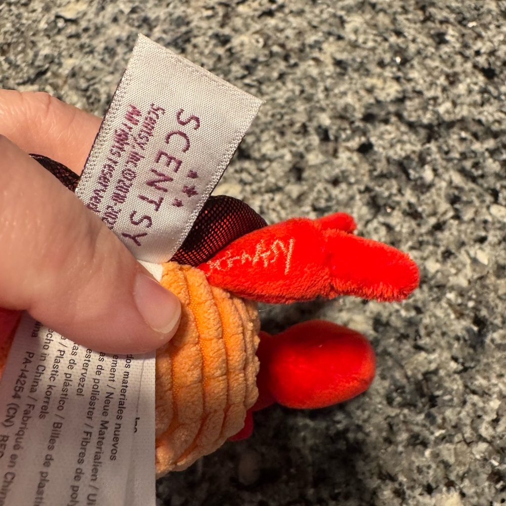 Scentsy Sebastian Crab Plush - Picture 7 of 9